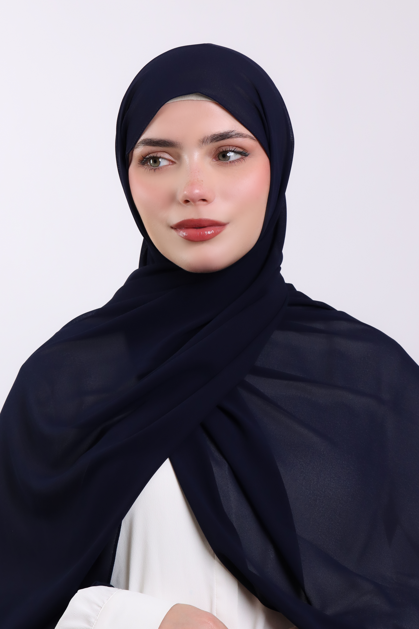 Essential Chiffon- Dark Navy