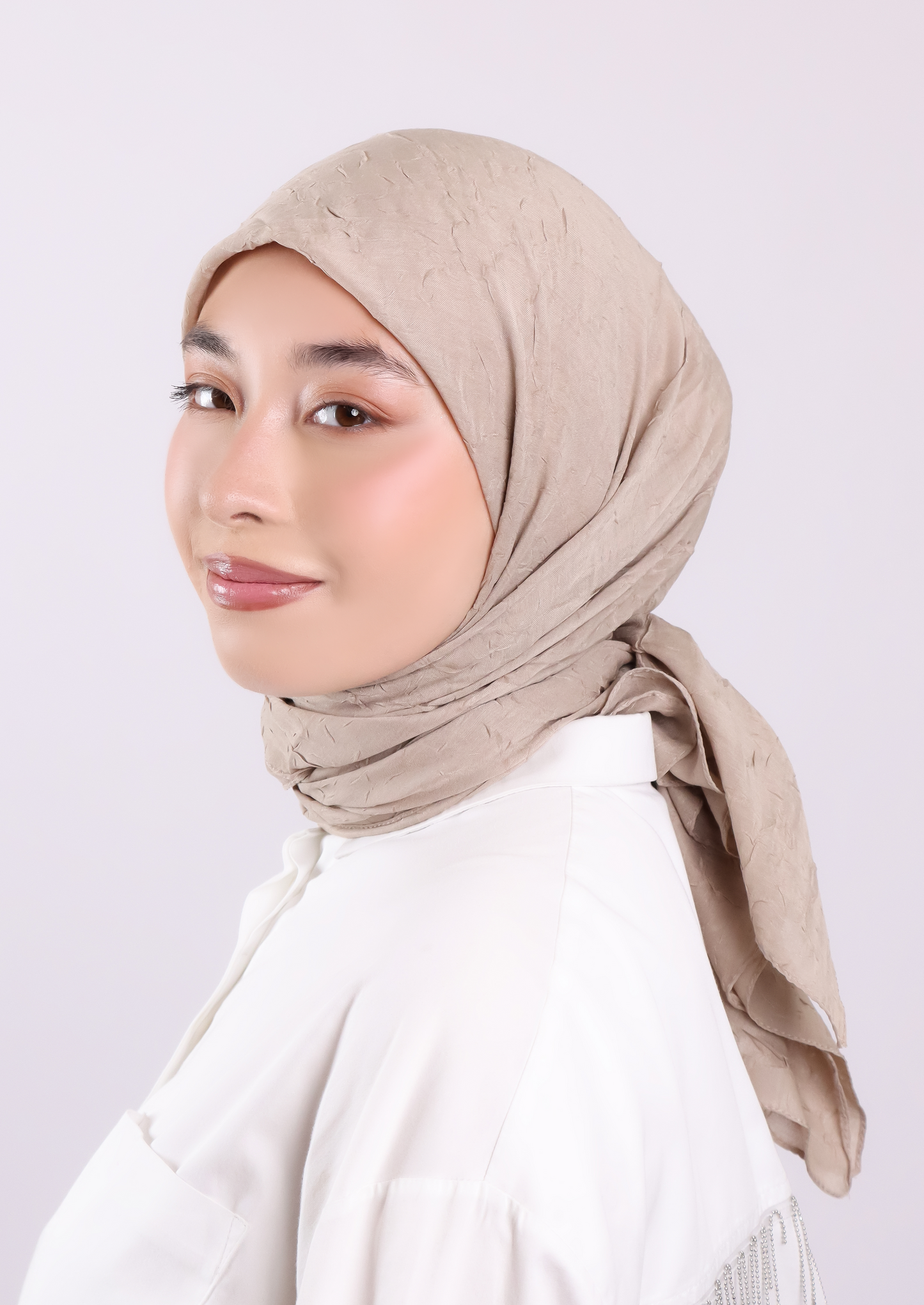 Bamboo Square- Taupe