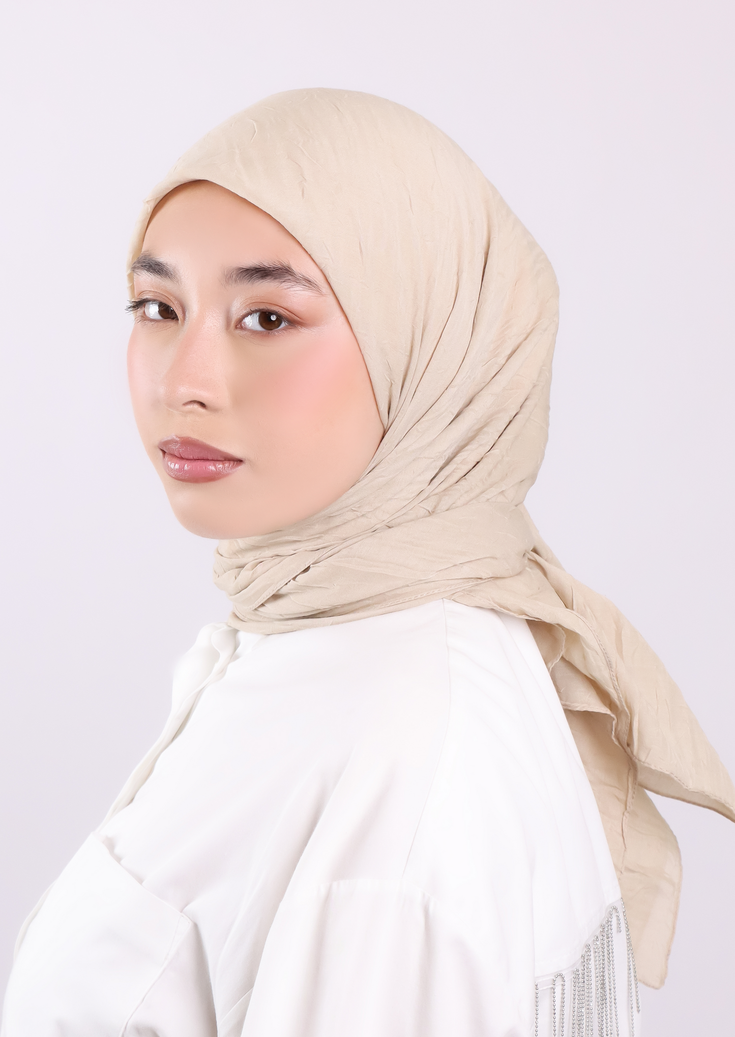 Bamboo Square- Ivory