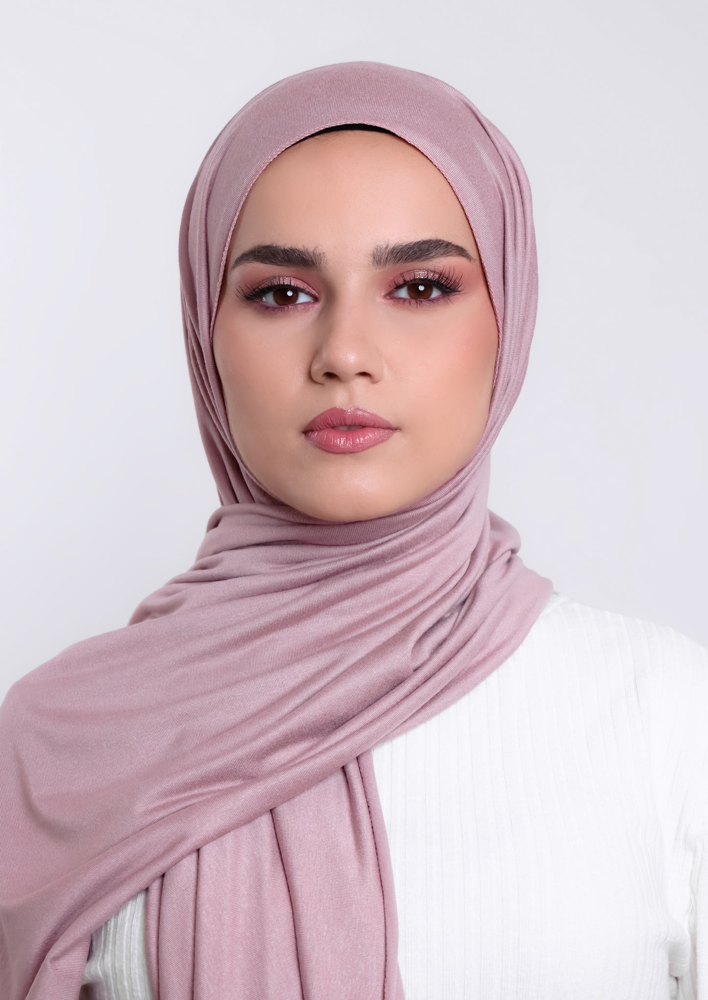 Luxury Jersey Hijab - Blush