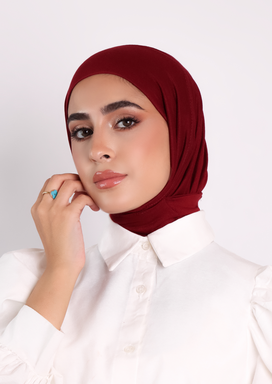 Easy Jersey Hijab- Bordeaux