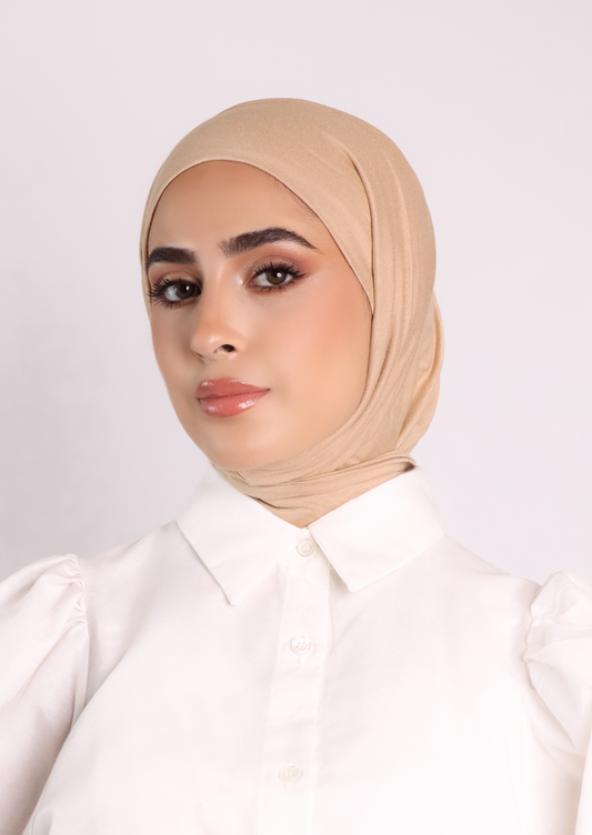 Easy Jersey Hijab- Beige