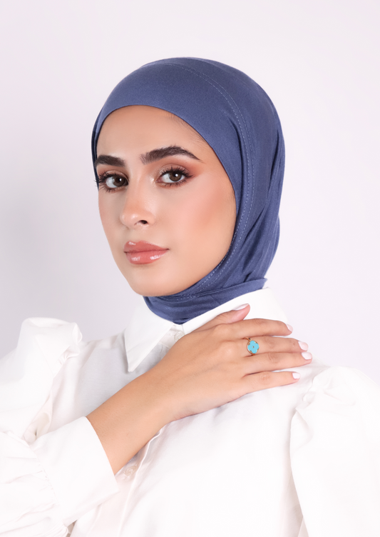 Easy Jersey Hijab- Denim