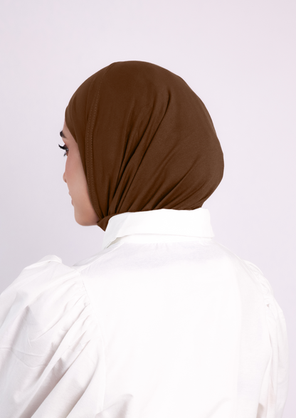 Easy Jersey Hijab- Chocolate