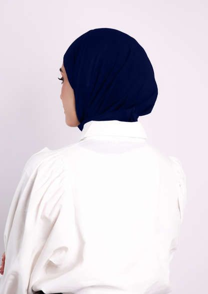 Easy Jersey Hijab- Navy