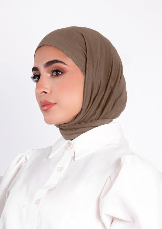 Easy Jersey Hijab- Wood