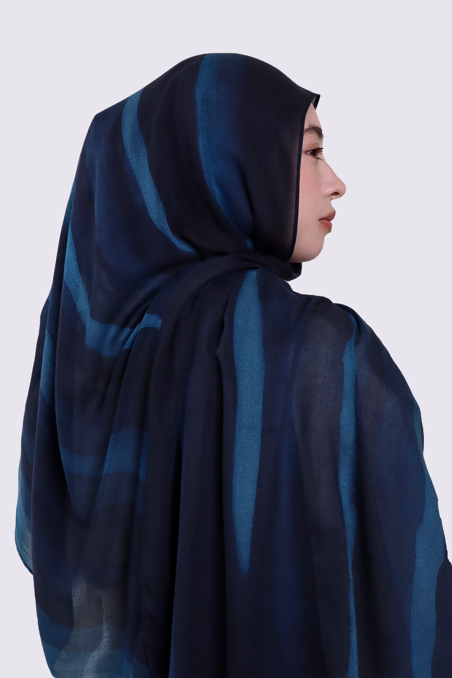 Printed Modal - Deep Ocean