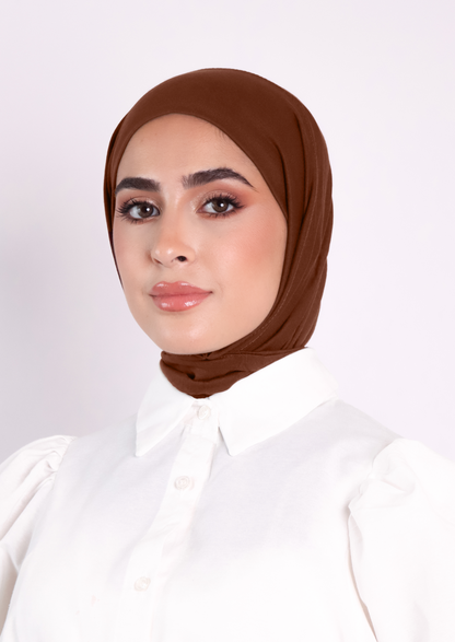 Easy Jersey Hijab- Cinnamon