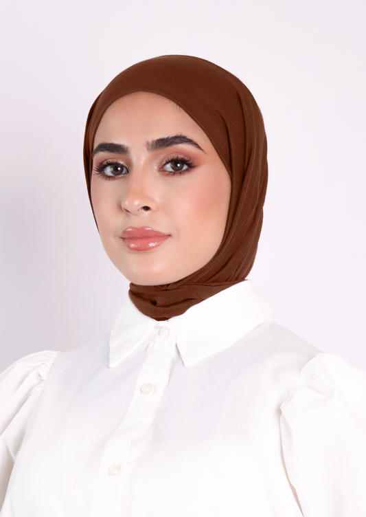 Easy Jersey Hijab- Cinnamon