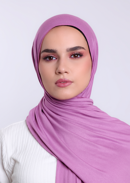 Luxury Jersey Hijab- Dark Pink