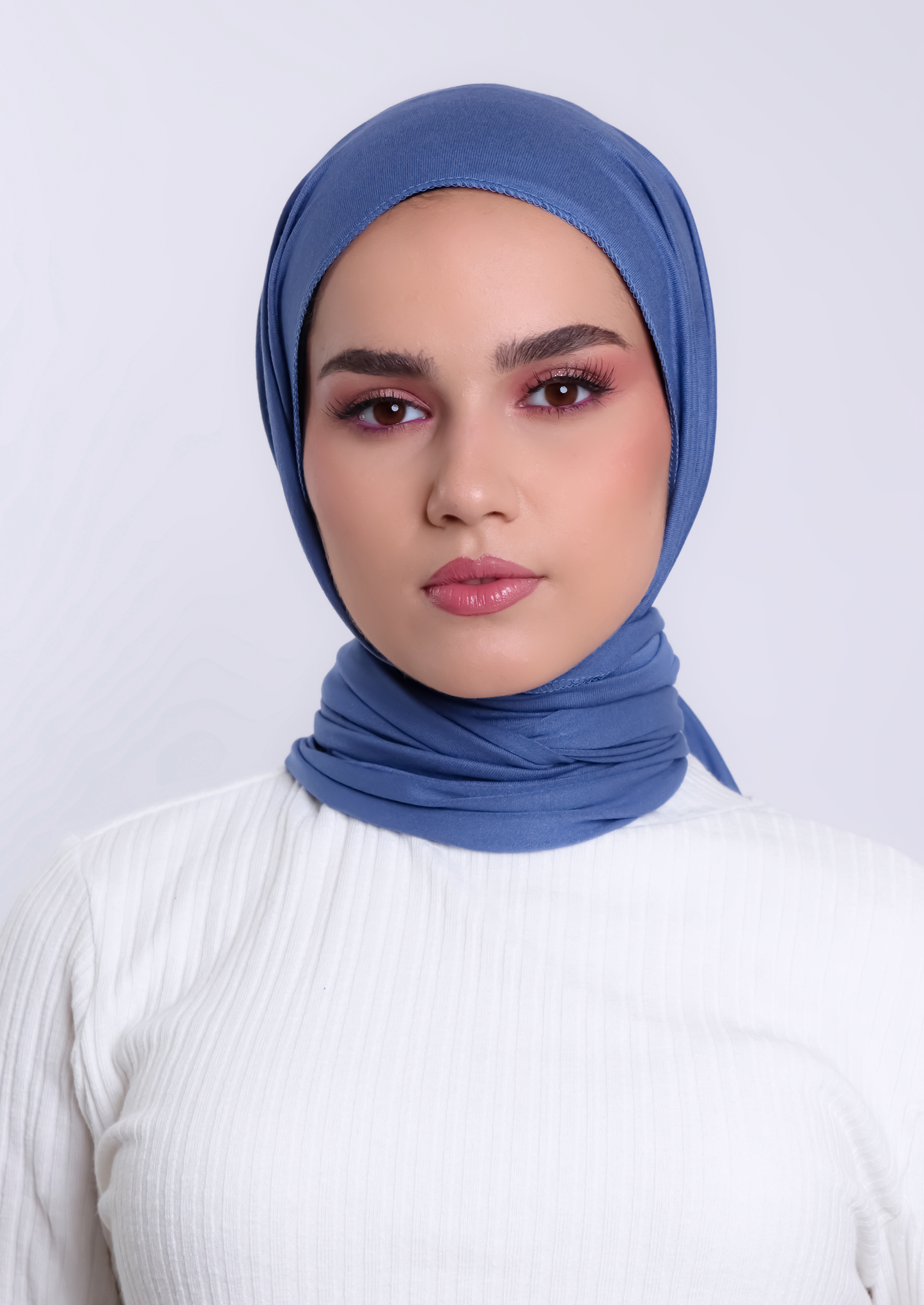 Luxury Jersey Hijab- Denim