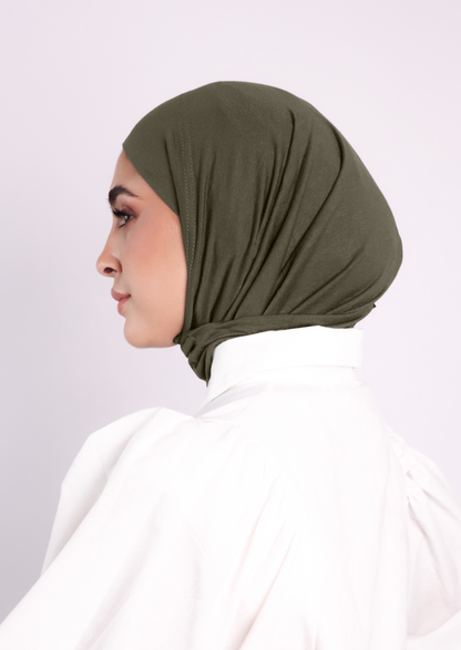 Easy Jersey Hijab- Army