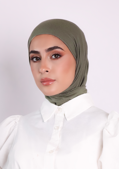 Easy Jersey Hijab- Olive