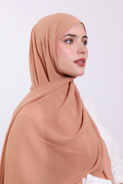 Essential Chiffon- Nude Peach