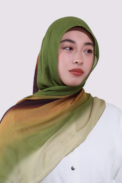 Printed Modal - Olive Ombré