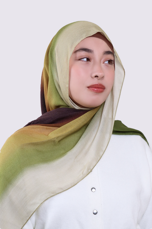 Printed Modal - Olive Ombré