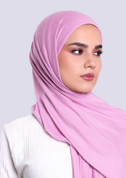 Luxury Jersey Hijab - Pink