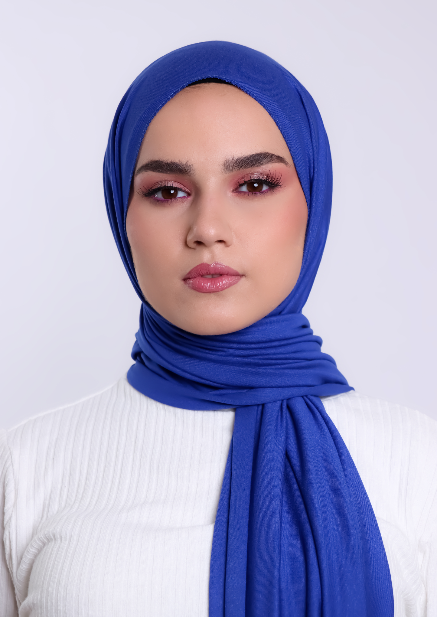 Luxury Jersey Hijab - Royal Blue