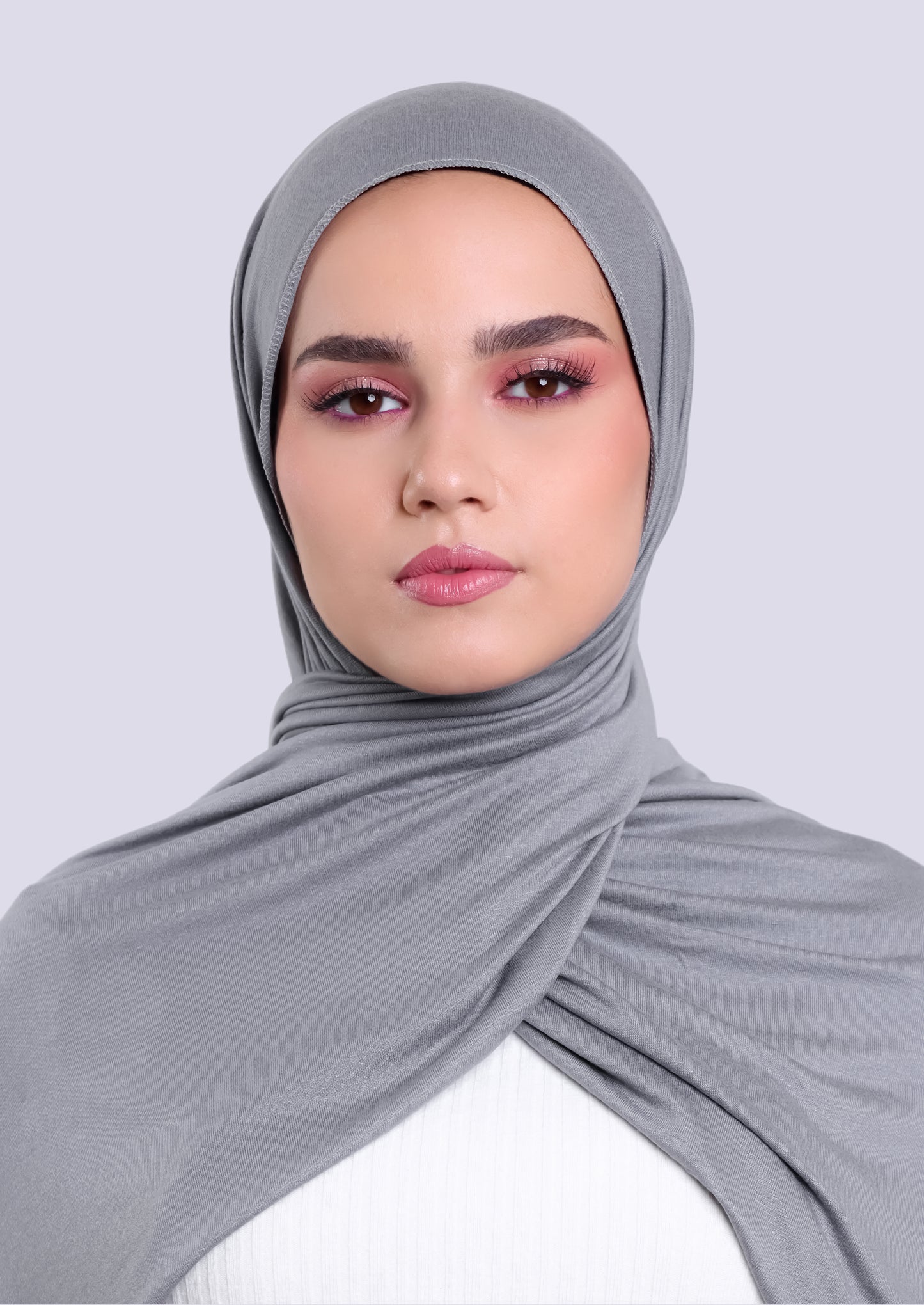 Luxury Jersey Hijab - Slate Grey