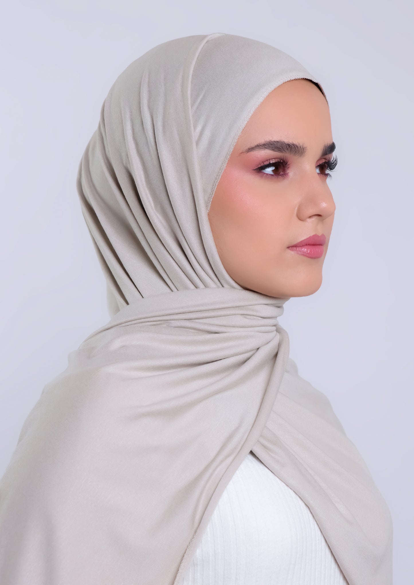 Luxury Jersey Hijab - Smoke