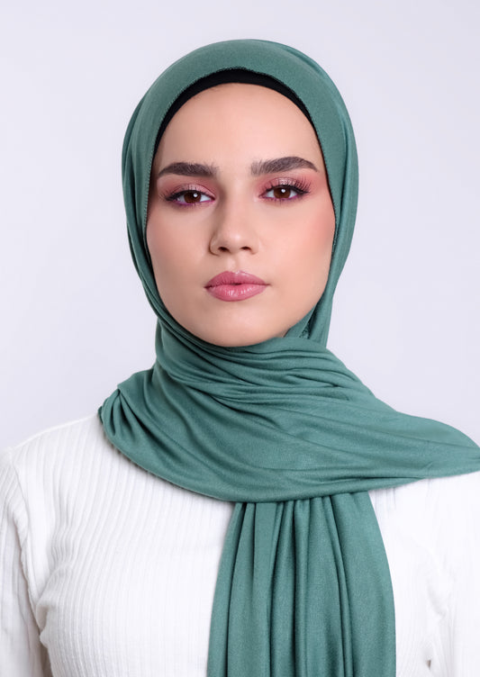 Luxury Jersey Hijab - Teal